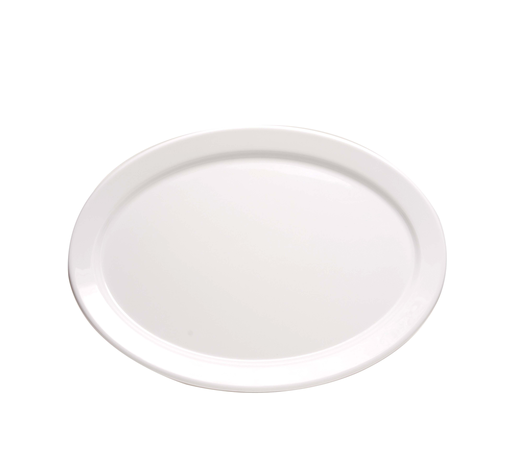Bord Ovaal 38 x 28 cm Wit Melamine Truyts