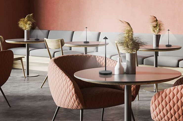 Tafellamp 30 cm Angelina Zwart Securit