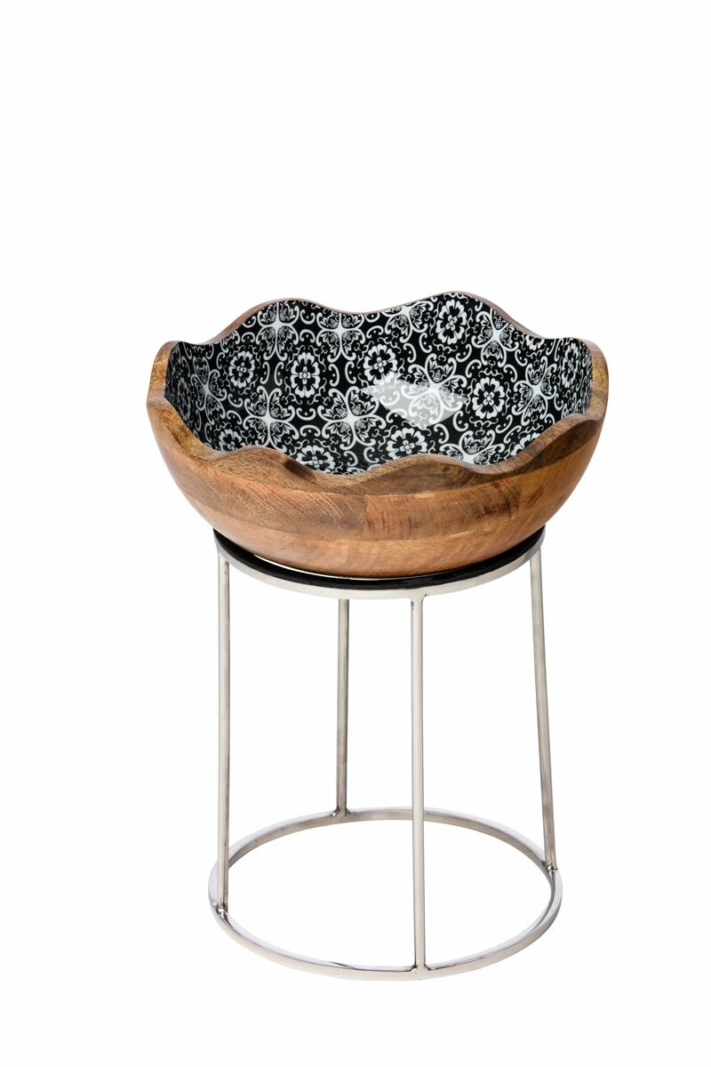 Buffetverhoger 22 / 24 x 20 cm Zwart