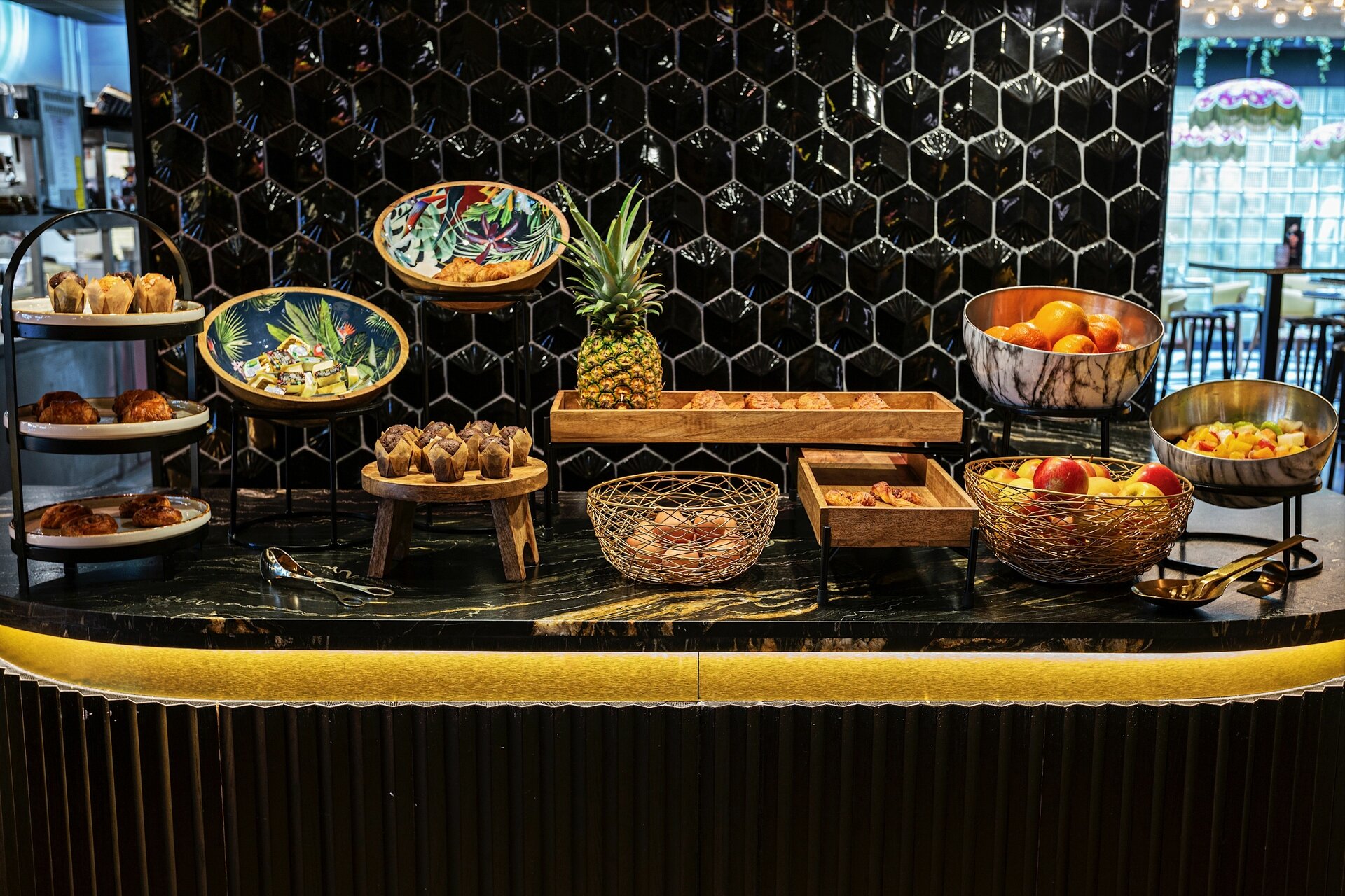 Buffetverhoger Kroon 25 x 12 x 10 cm Goud