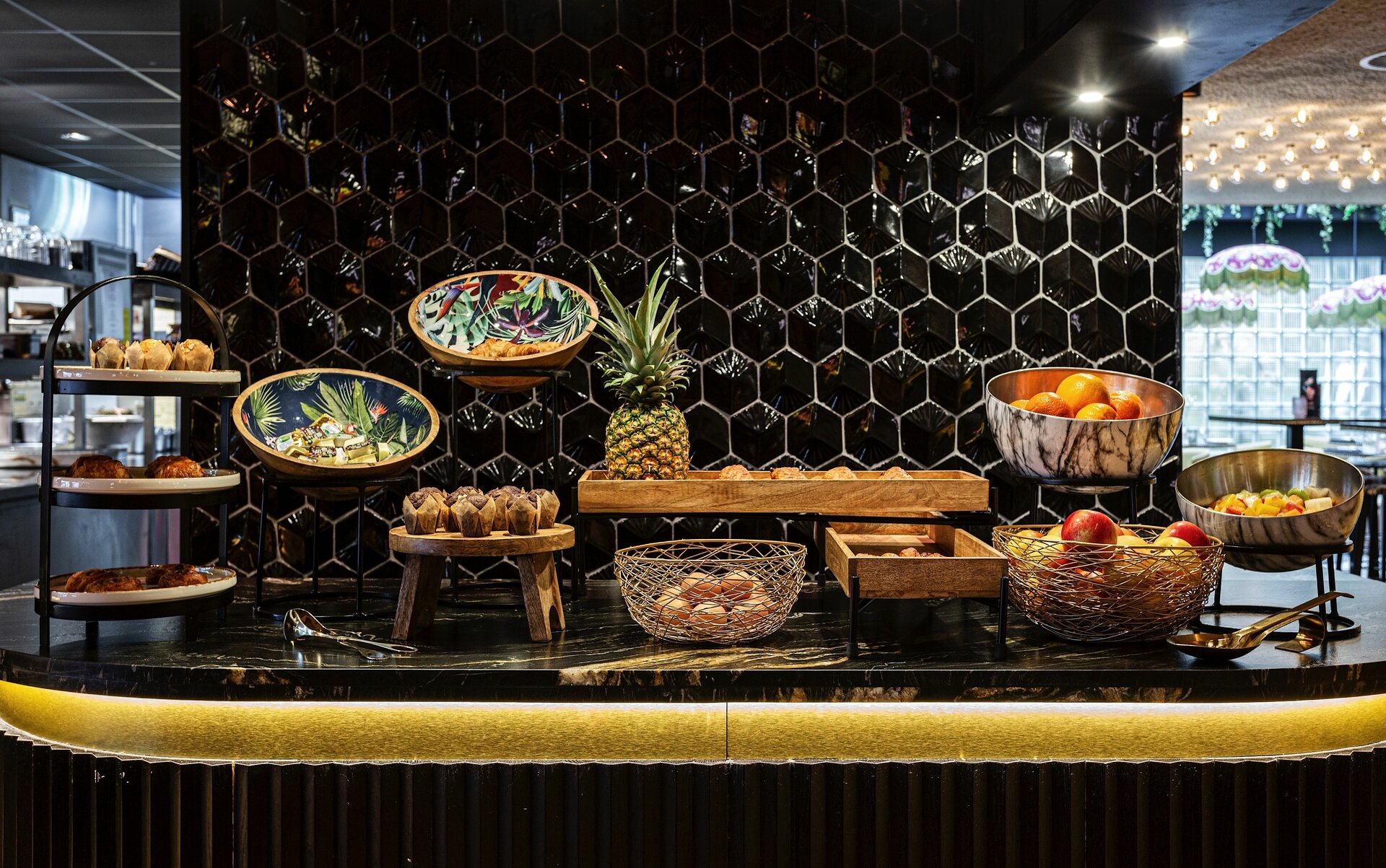 Buffetverhoger 30 x 17 cm Hout