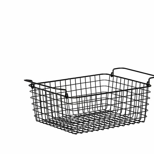 Draadmand 31,3 x 25,3 x 12 cm Zwart