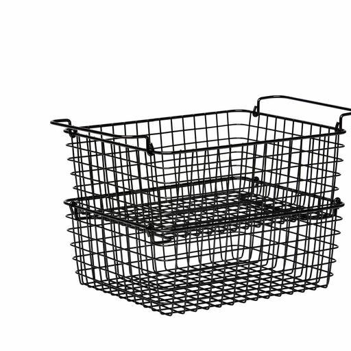 Draadmand 31,3 x 25,3 x 12 cm Zwart