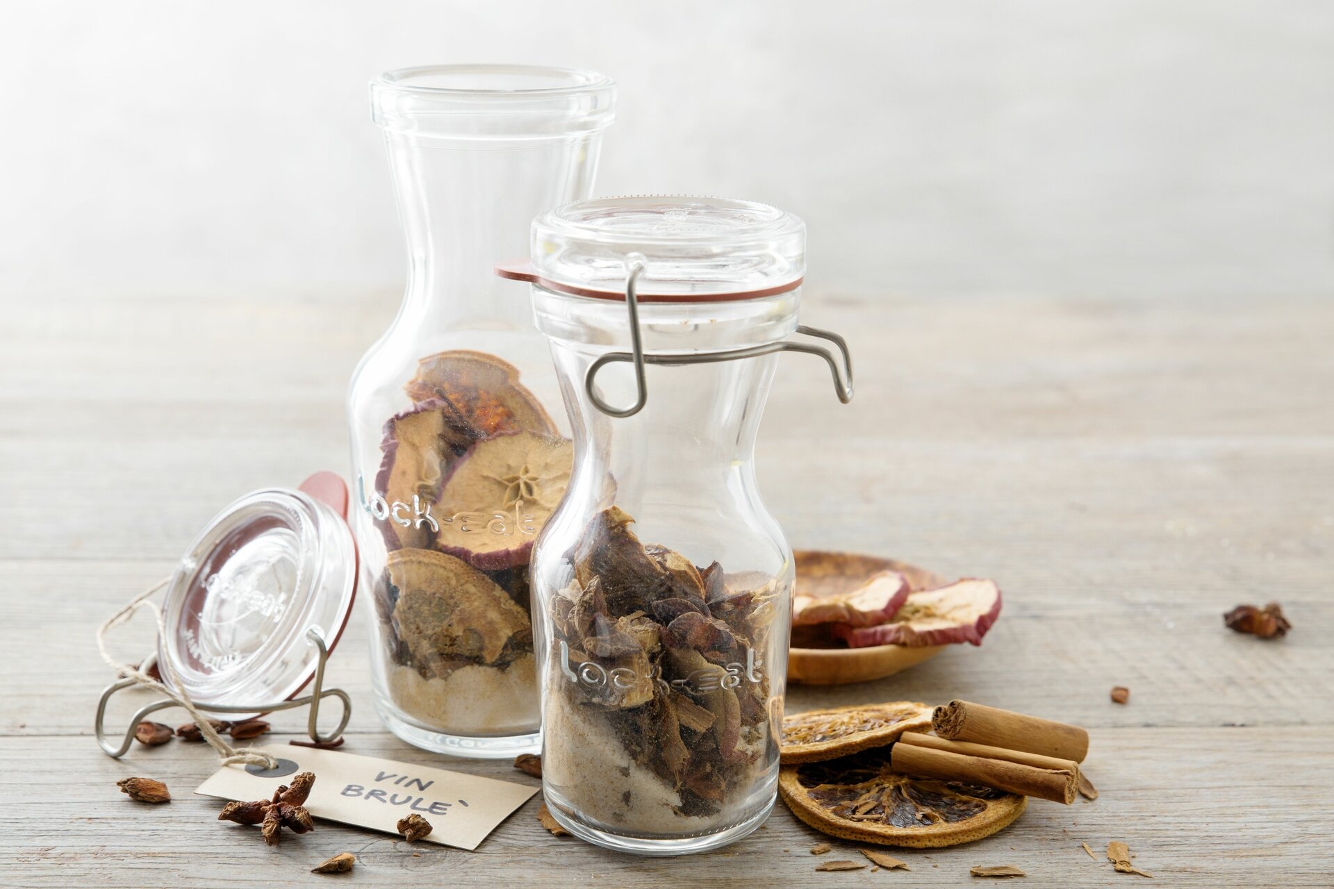 Karaf met Deksel 1 liter Lock-Eat 