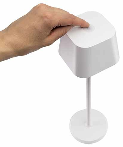 Tafellamp 38 cm Georgina Wit Securit