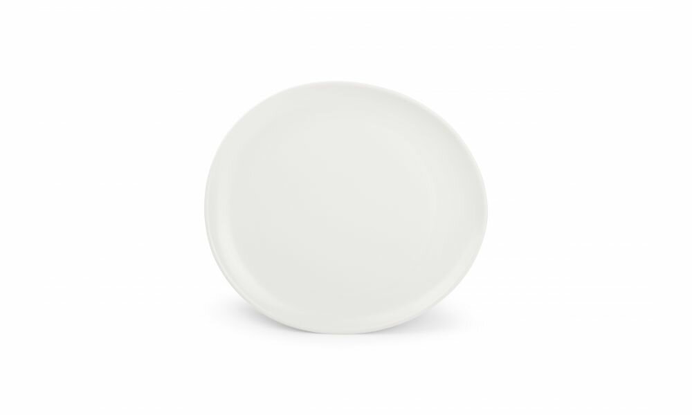 Bord ovaal Ceres wit 25x23cm