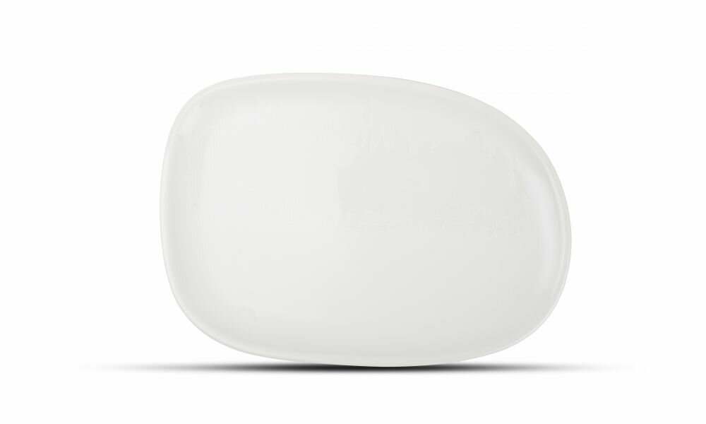 Bord ovaal Ceres wit 33x23cm