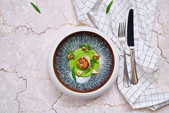 Bord 23,3 x 6,5 cm Mauna