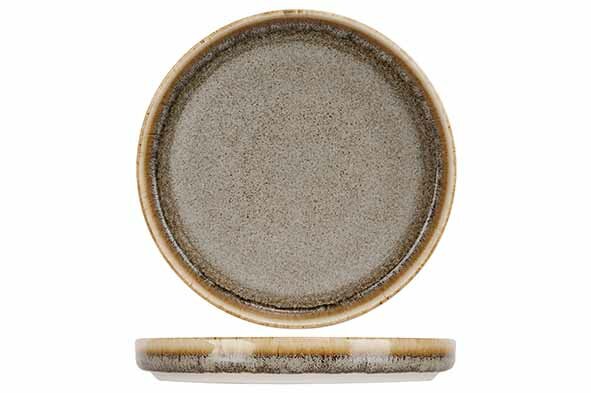 Plat bord groen 20 cm Melia