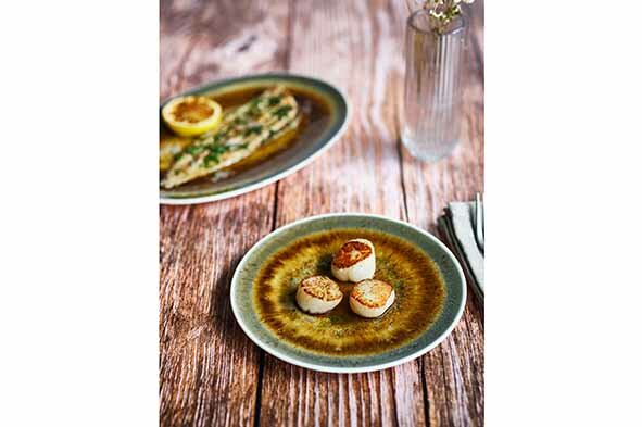 Dessertbord bruin 20 cm Iris Brown