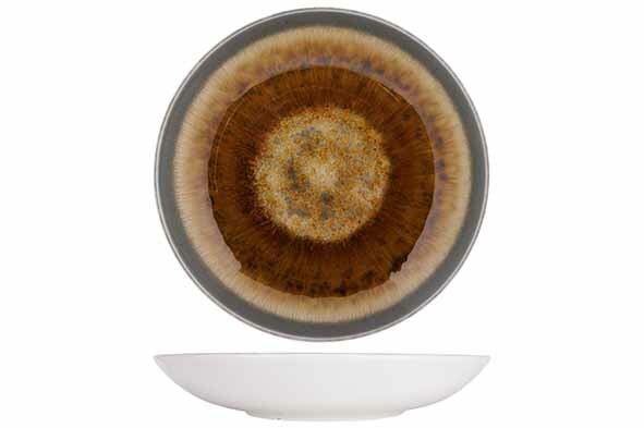 Kom bruin 26 cm Iris Brown