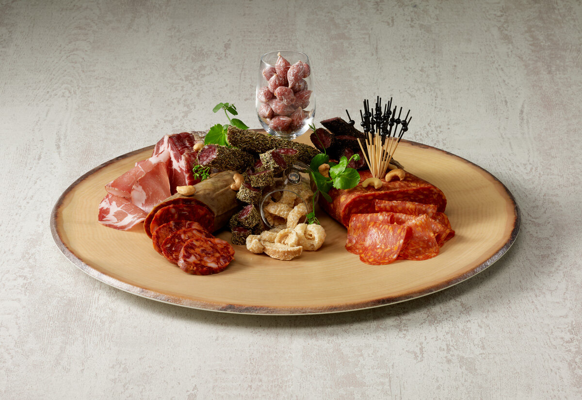 Presentatieplateau Boomstam Rond 55 cm Melamine