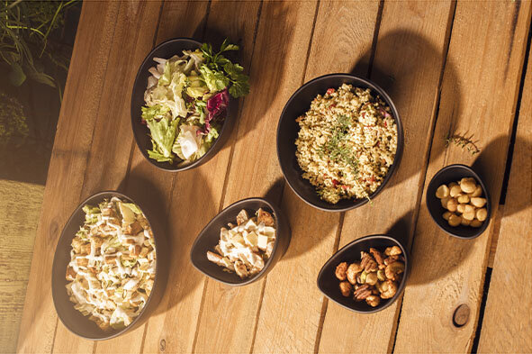 Schaaltje 7,7 cm Blackstone Melamine