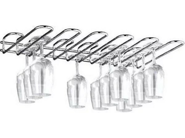 Glazenrek 46cm Verchroomd