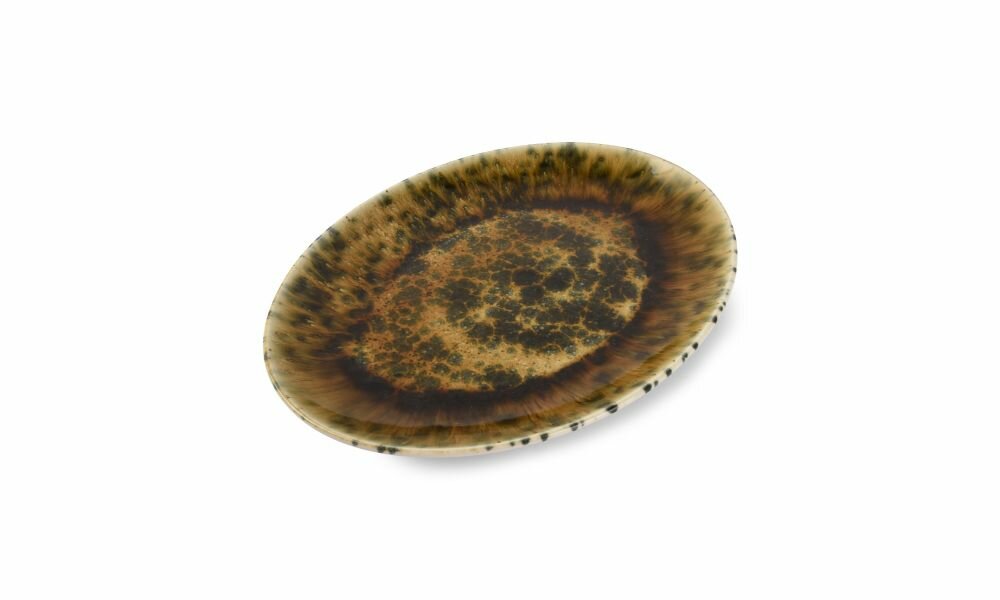 Serveerschaal 36 x 26 cm Groen/Bruin Resto