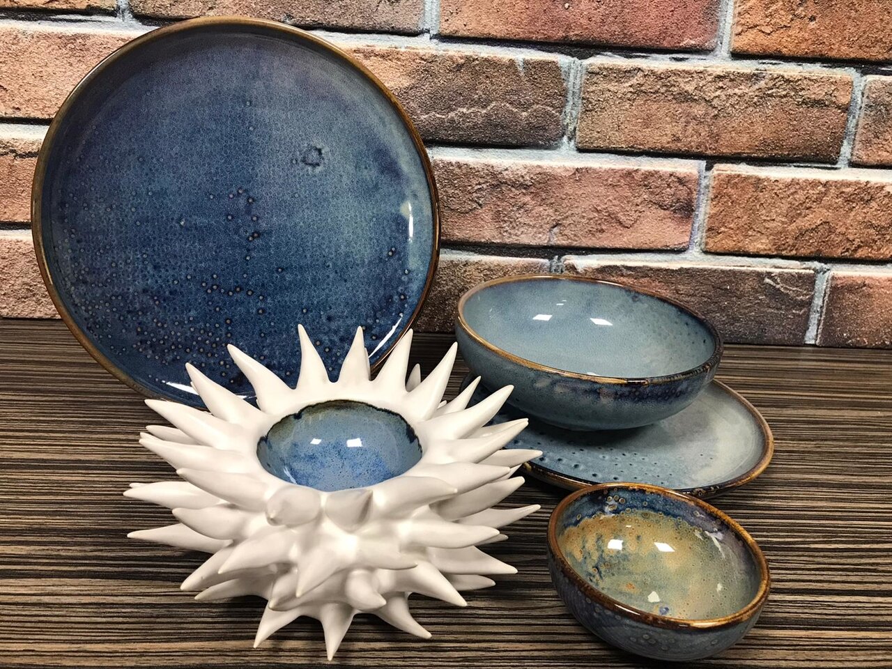 Bord 24 cm Nova Blue