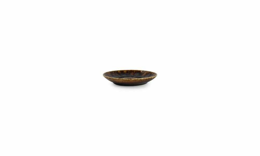 Espresso Schotel 11,5 cm Bruin/Blauw Resto