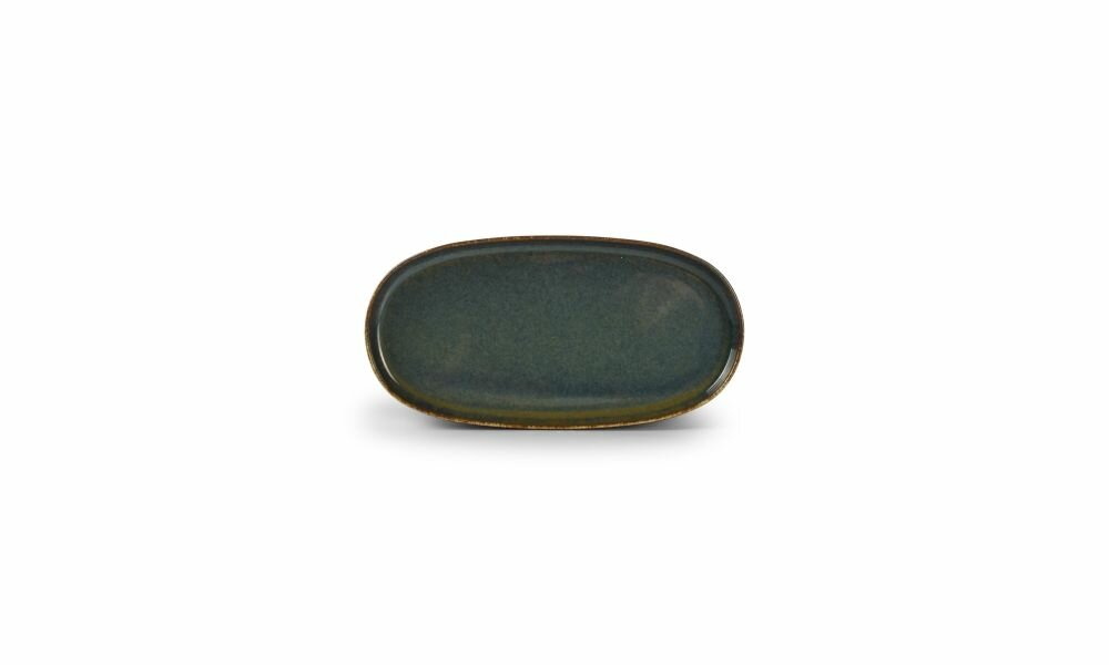 Bord Ovaal 30 x 15 x 2 cm Pila Groen