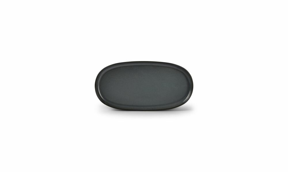 Bord Ovaal 30 x 15 x 2 cm Pila Donker Blauw