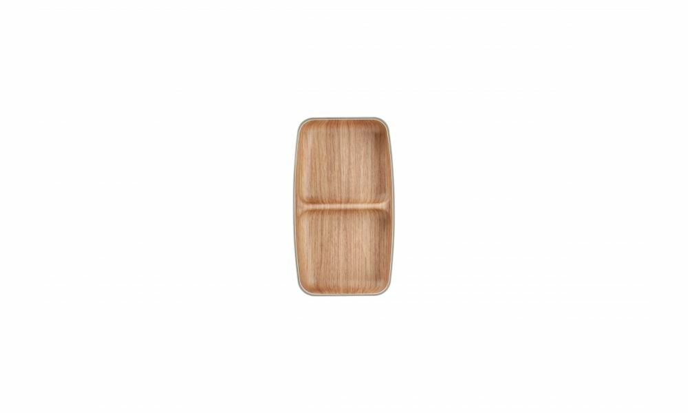 Serveerschaal 2 Delen 17,5 x 10 cm Bruin Buffet