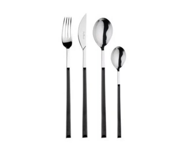 Koffielepel 15 cm 18/0 RVS Pro Black