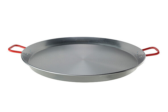Paellapan 100 cm Gepolierd Staal