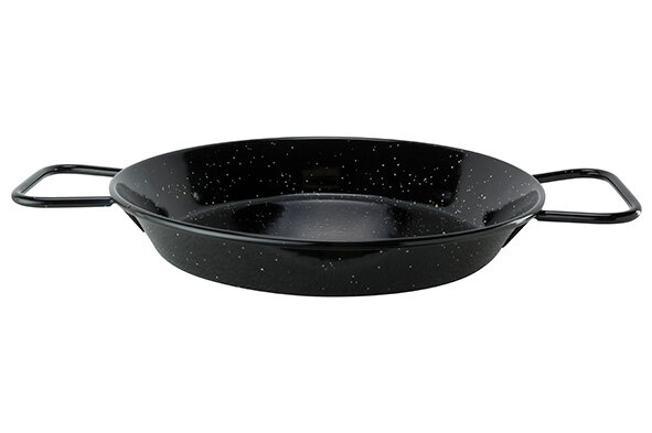 Paellapan 22 cm Ge&euml;mailleerd Staal 