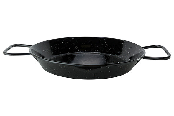 Paellapan 24 cm Ge&euml;mailleerd Staal 