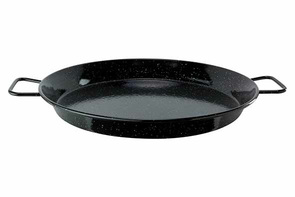 Paellapan 60 cm Ge&euml;mailleerd Staal 