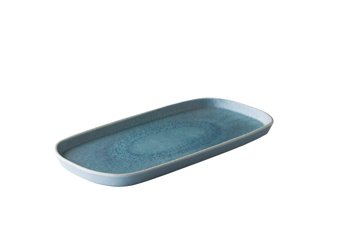 Rechthoekig Bord 36,9 cm Ocean Light Blue Melamine