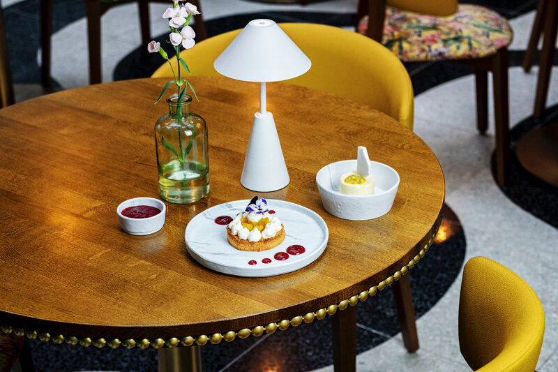 Plat Bord 21 cm Marmer Melamine