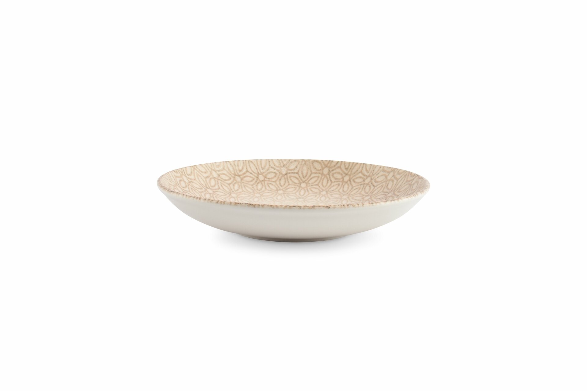 Diep bord 25 cm Telha beige