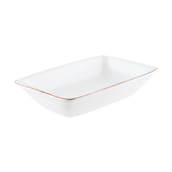 Schaal 15x9 cm Bonna Retro Off-white