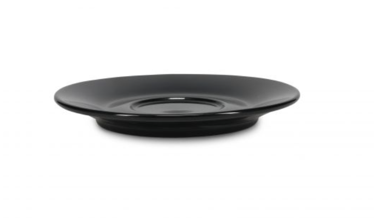 Schotel zwart 15 cm voor 16cl &amp; 20,5cl kop Barista