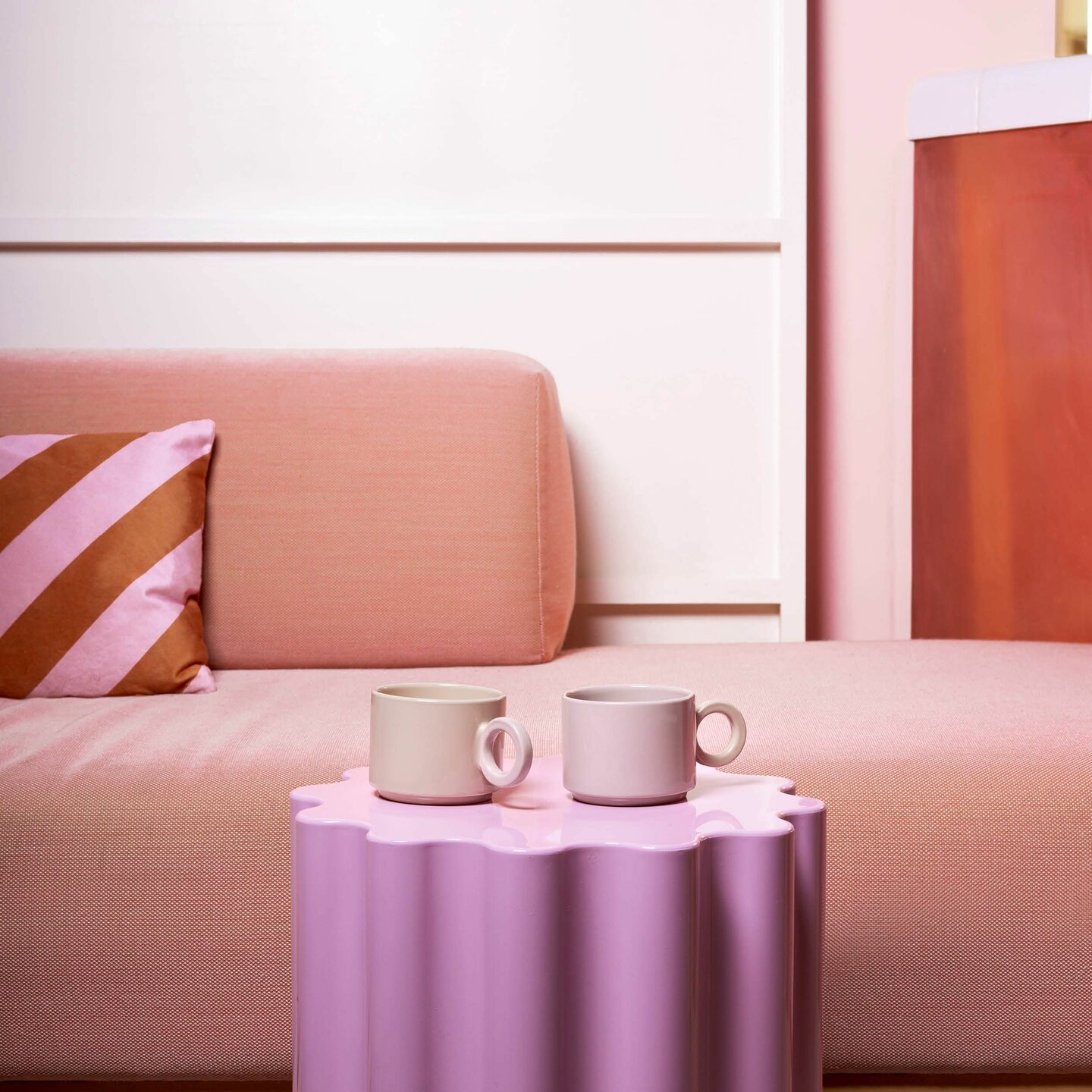 Kop 28 cl beige,grijs Lou