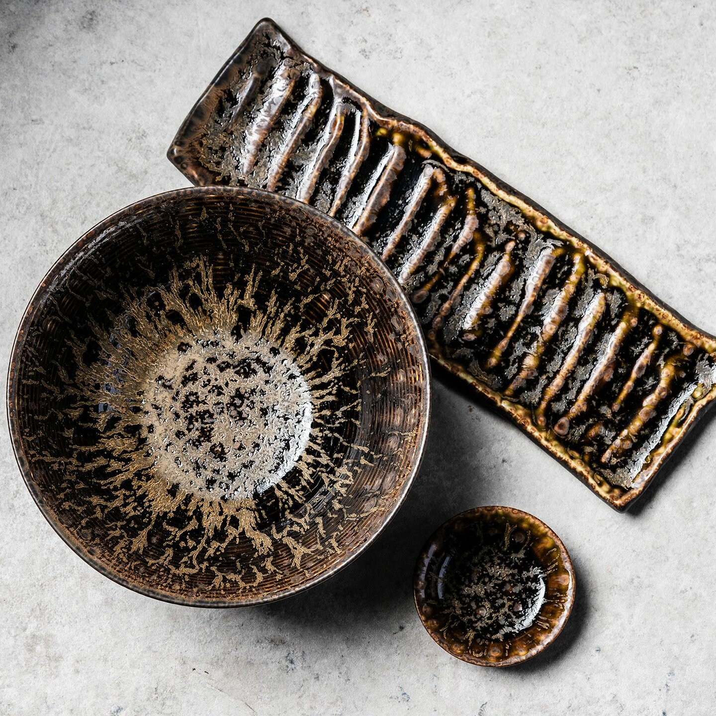 Serveerschaal 29 cm x 9 cm Autumn Umi