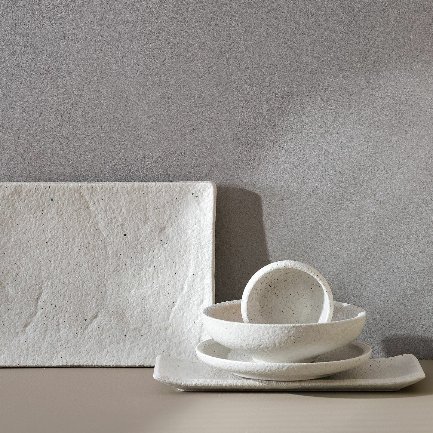 Serveerschaal 31 cm Calca White