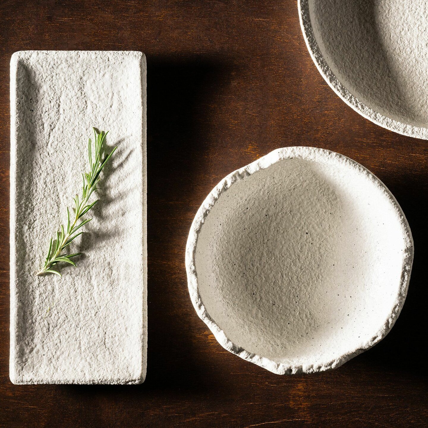 Serveerschaal 31 cm Calca White