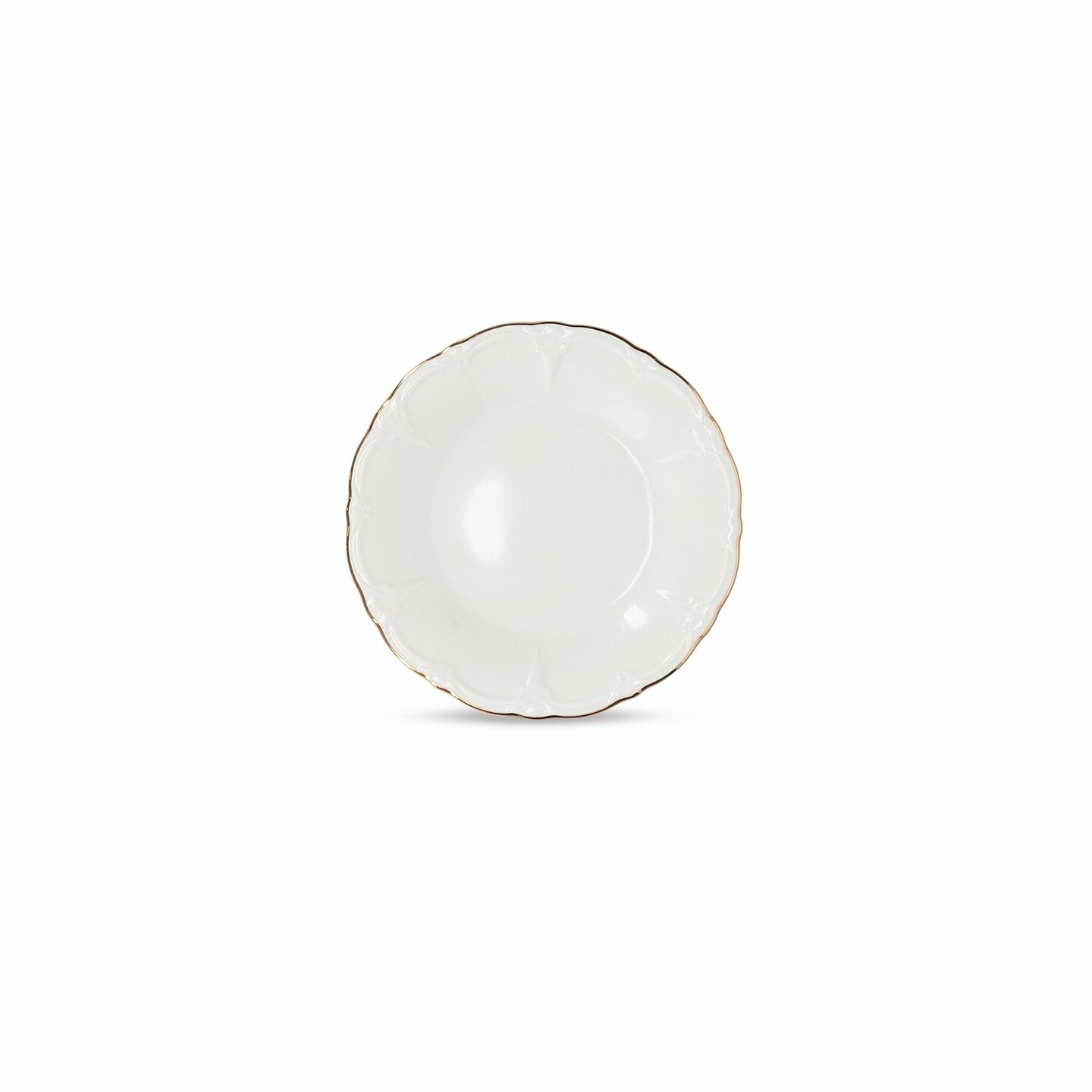Bord 16 cm Retro gouden rand
