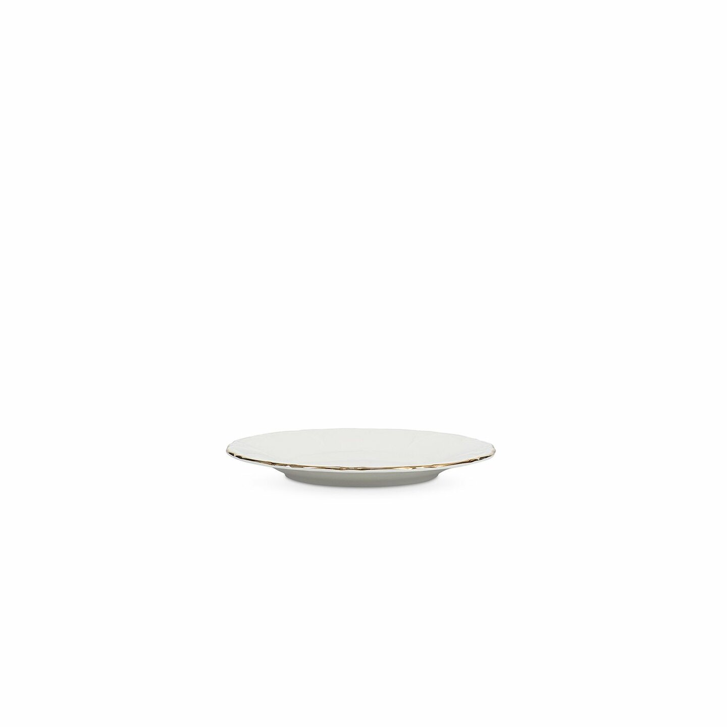Bord 16 cm Retro gouden rand