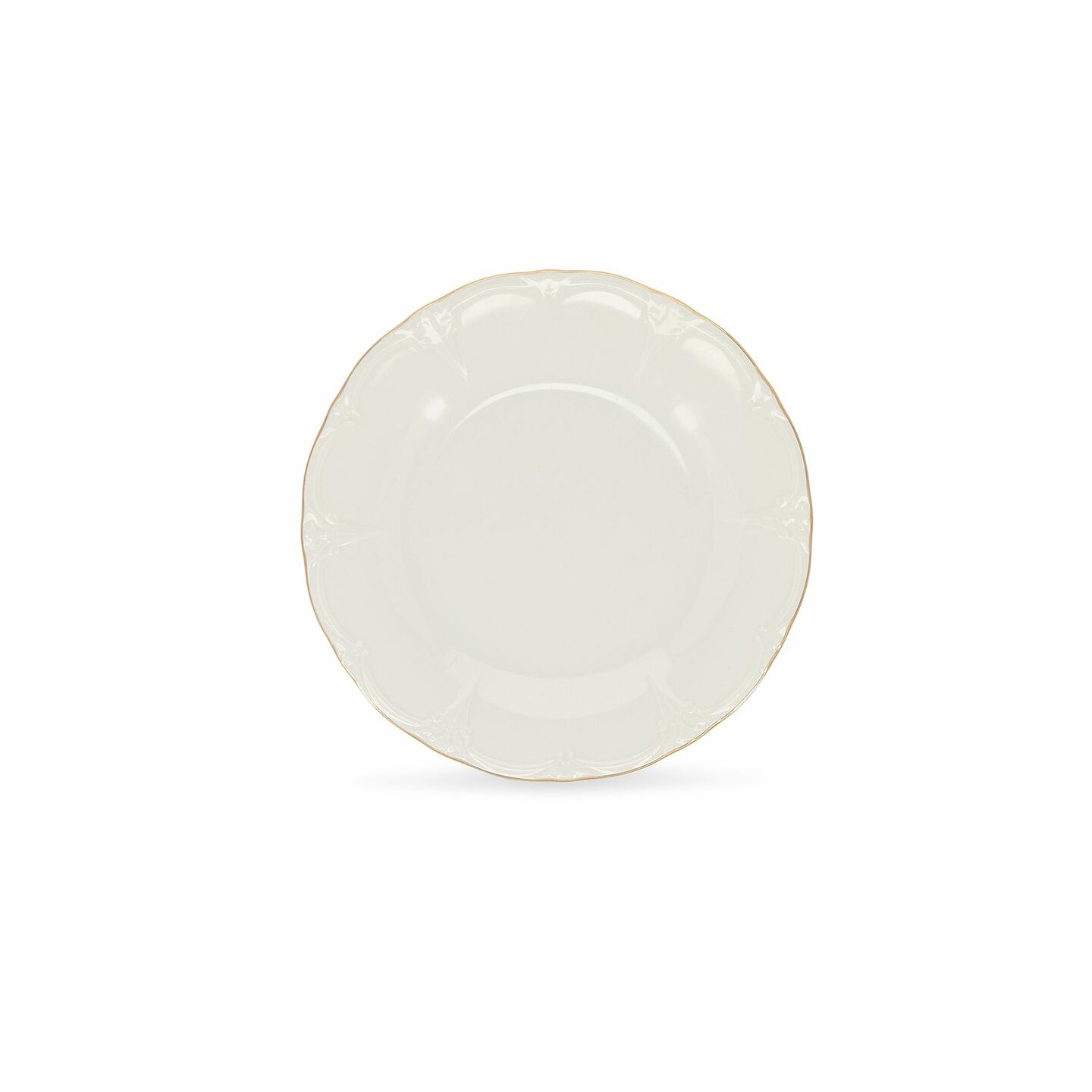 Bord 21 cm Retro gouden rand