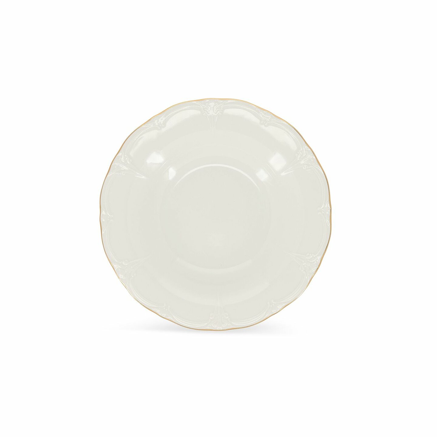 Diep bord 23,5 cm Retro gouden rand