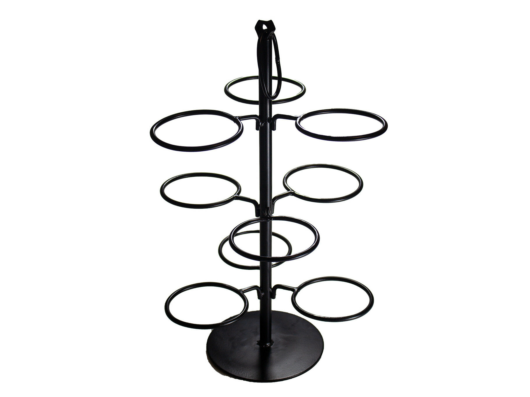 Etagere voor 9 bordjes zwart 46 cm 