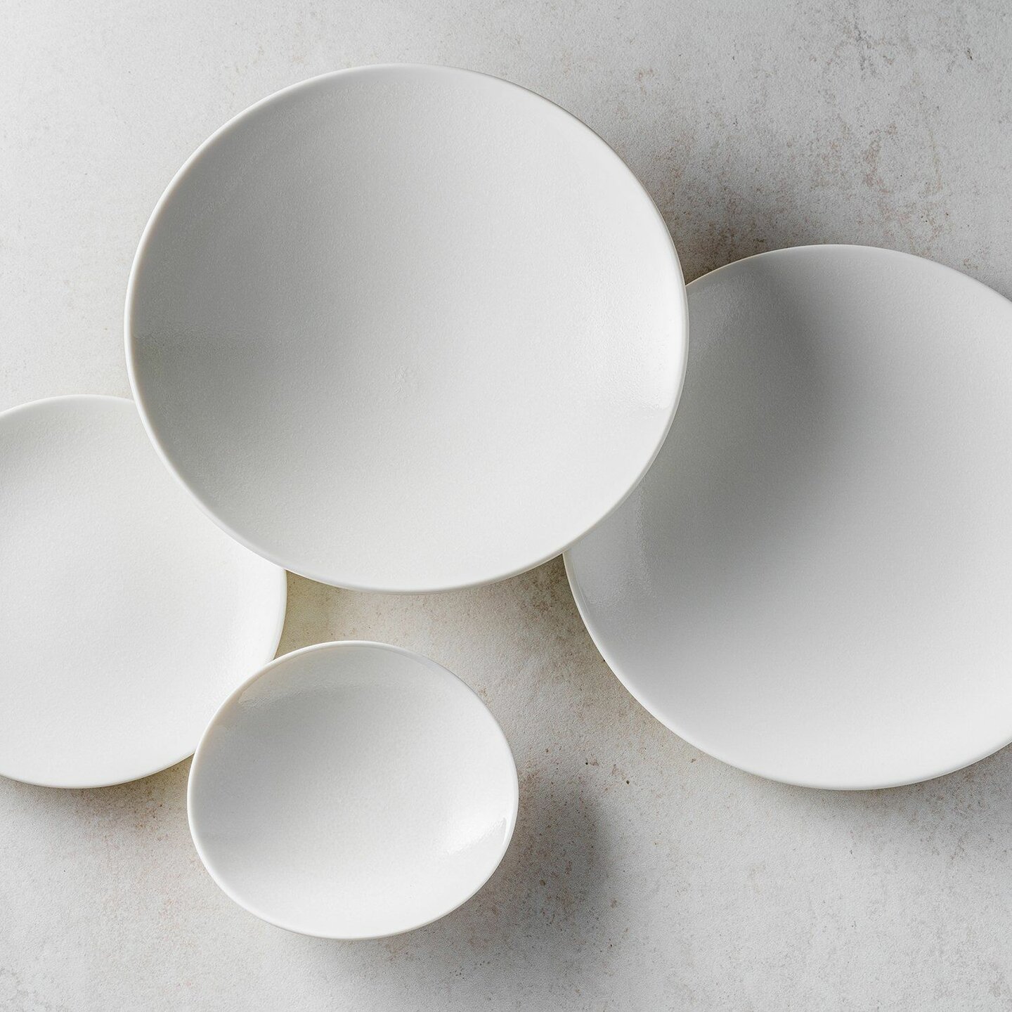 Diep bord 20,5cm wit Contour