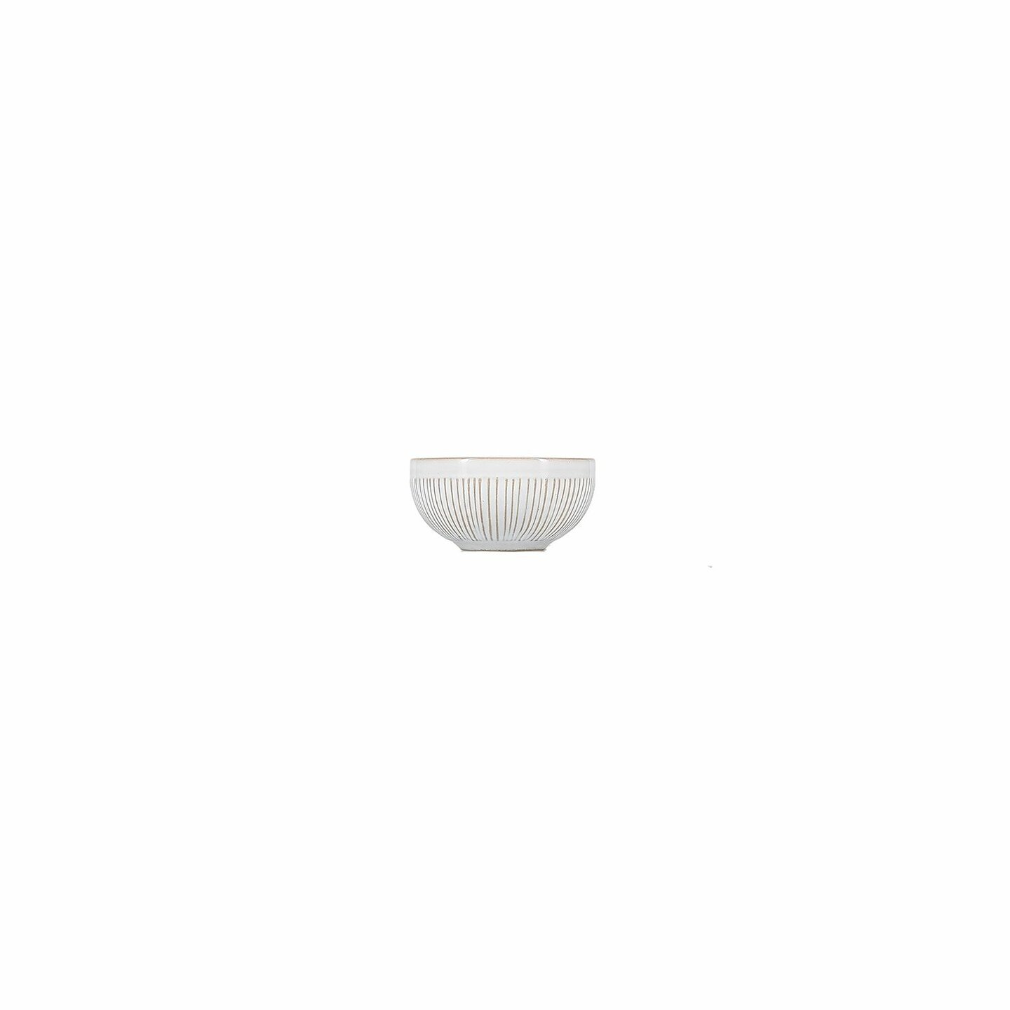 Kommetje 8,5 cm gestreept White Brass