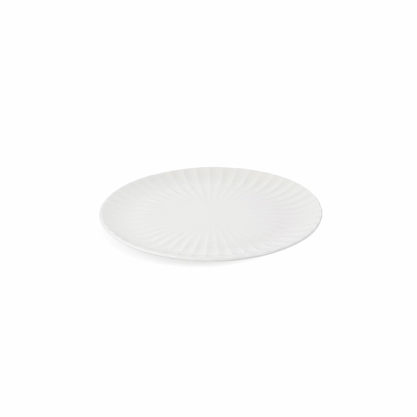 Bord 25 cm Bloom white
