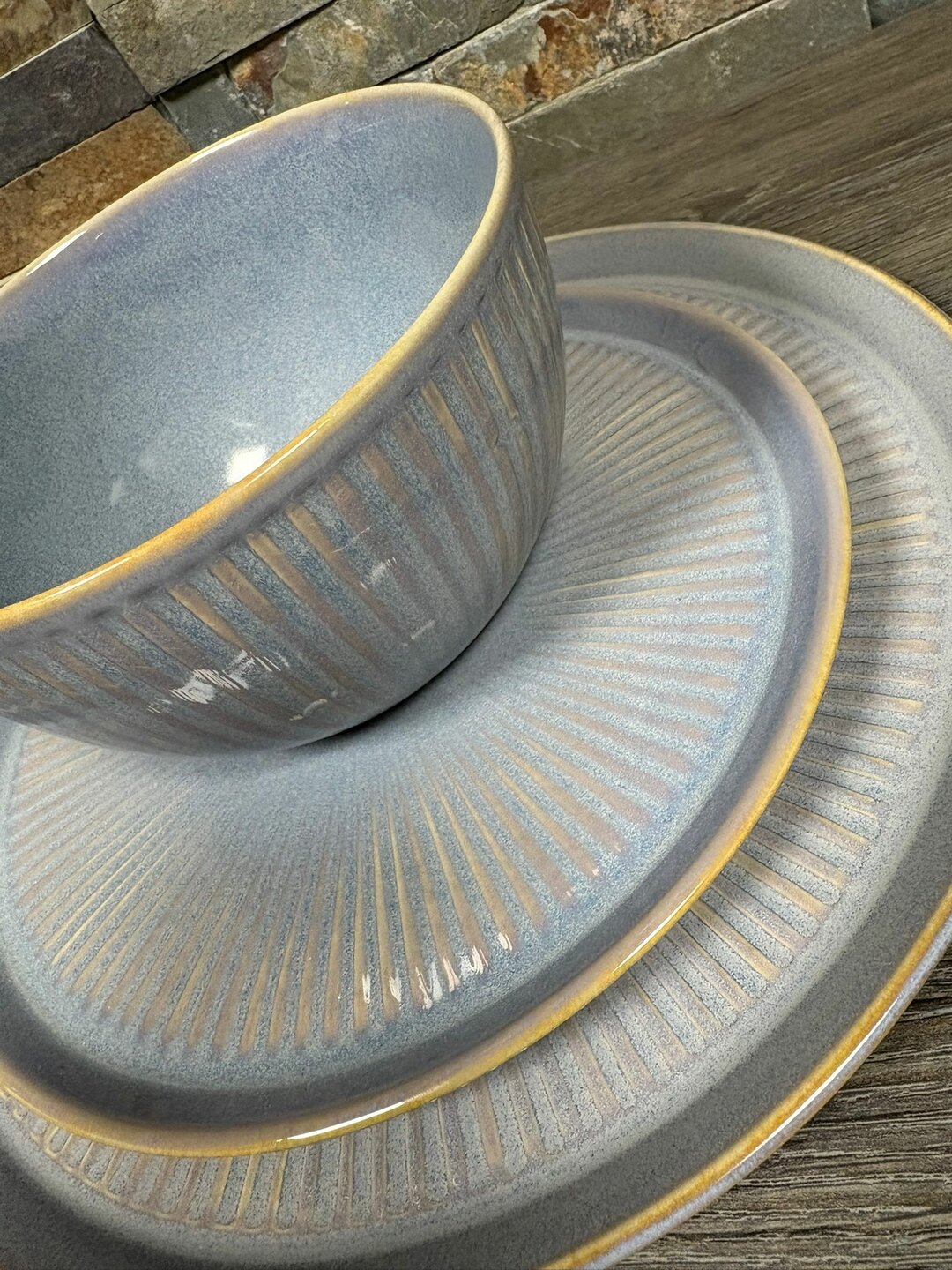 Dessertbord 21 cm Luma Grey