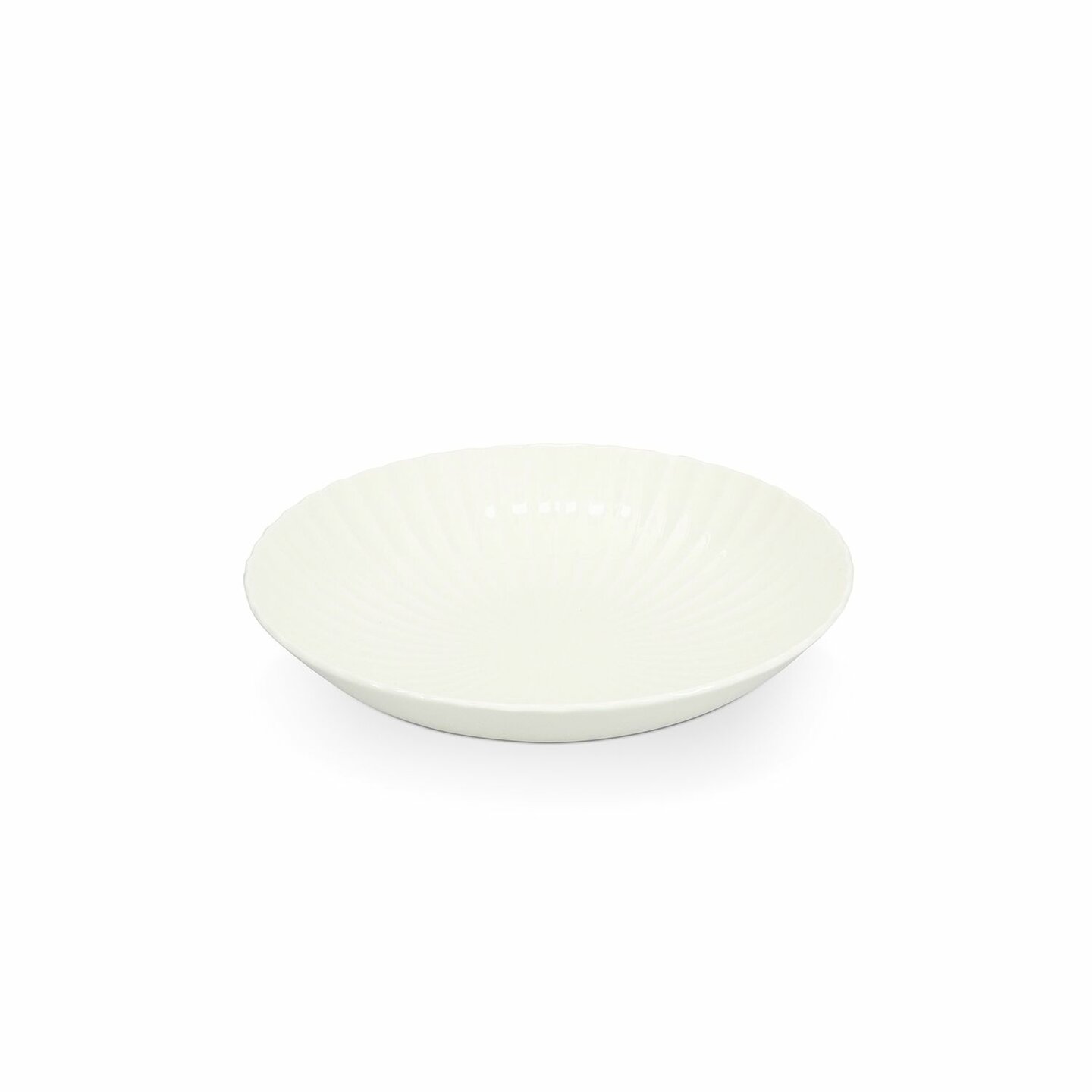 Diep bord 26 cm Bloom white