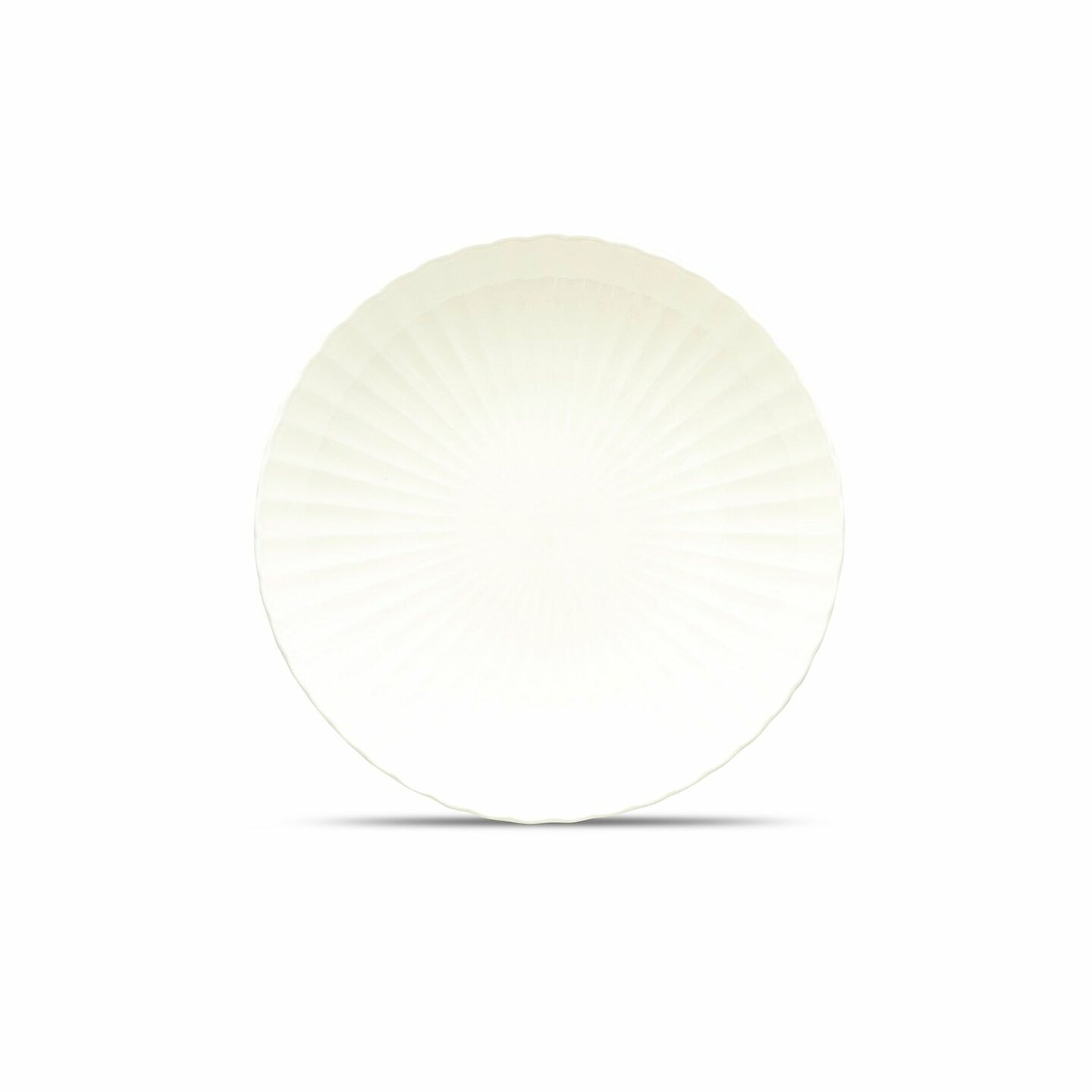 Diep bord 26 cm Bloom white
