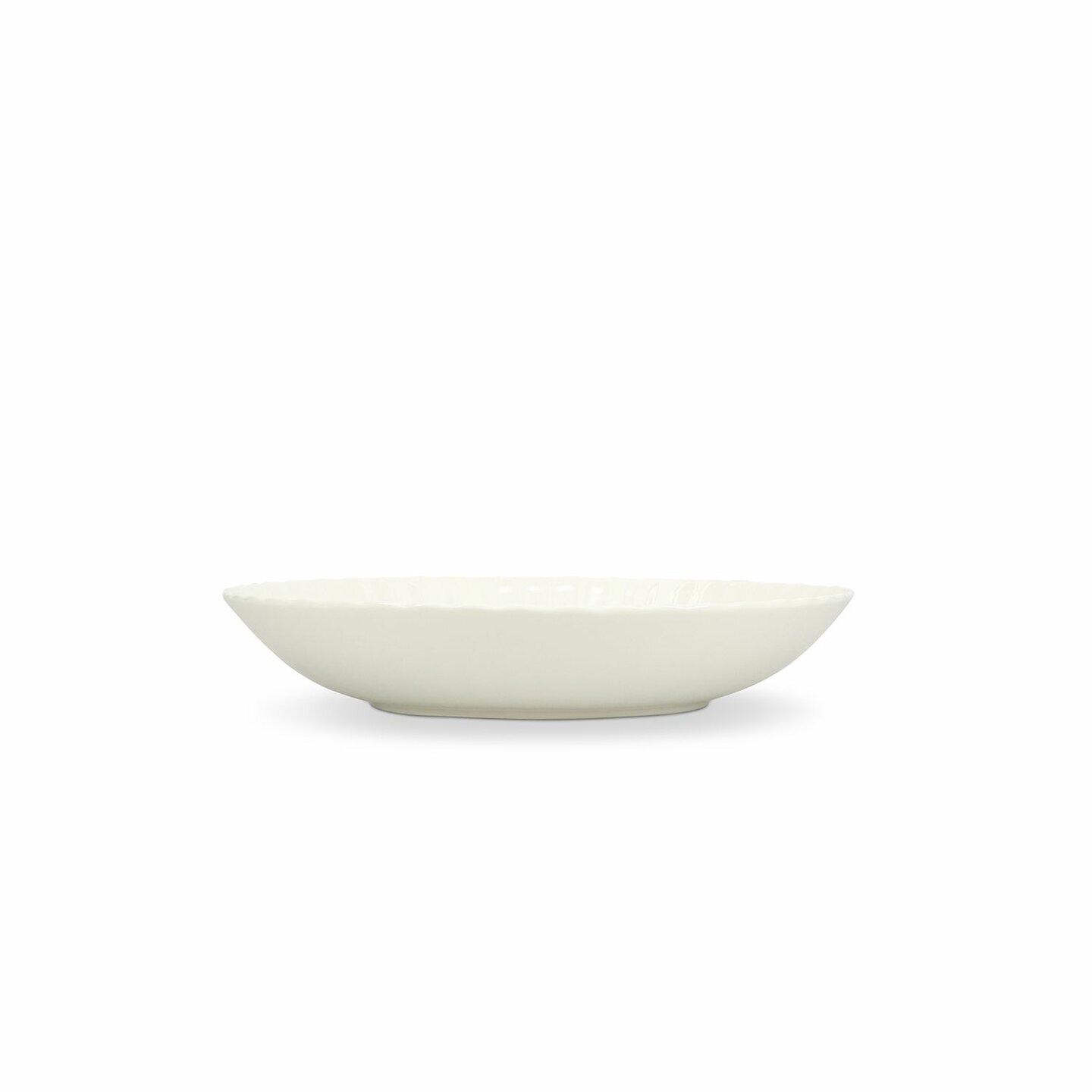 Diep bord 26 cm Bloom white